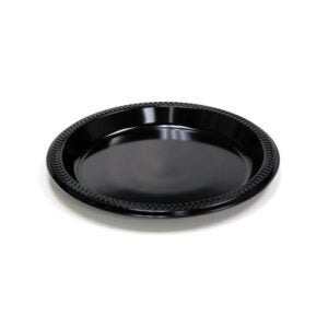 PLATE PLAS 9" BLK 400CT PACTIV | Raw Item