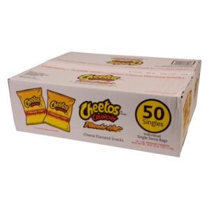 Flamin' Hot Flavored Cheese Curls Pack | Corrugated Box