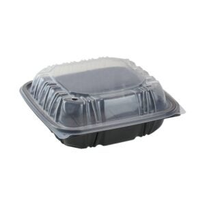 1-Compartment Hinged Plastic Container | Styled