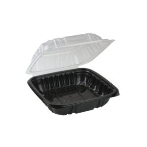 1-Compartment Hinged Plastic Container | Raw Item