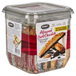 Nonni's Dark Chocolate Almond Biscotti | Packaged