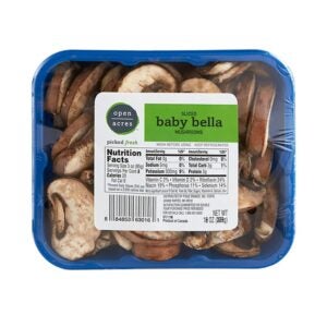 Sliced Baby Bella Mushrooms | Packaged