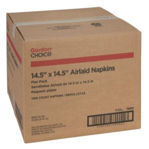 NAPKIN FLAT AIRLAID 14.5" | Corrugated Box