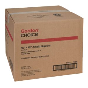 NAPKIN AIRLAID 16X16 1200CT | Corrugated Box