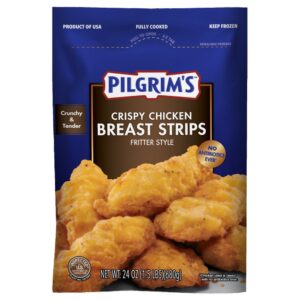 Crispy Chicken Breast Strips | Packaged