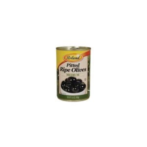 Medium Ripe Black Pitted Olives | Packaged