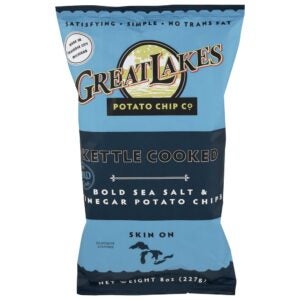 Kettle Cooked Salt & Vinegar Potato Chips | Packaged