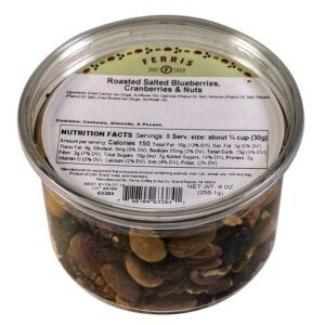 Roasted Salted Blueberries, Cranberries, & Nuts | Packaged