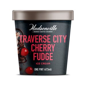 Hudsonville Traverse City Cherry Fudge Ice Cream | Packaged