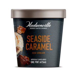 Hudsonville Seaside Caramel Ice Cream | Packaged