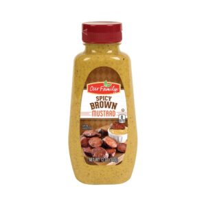 Our Family Spicy Brown Mustard 12oz | Packaged