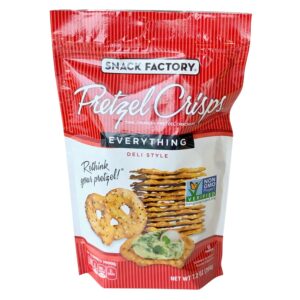 Everything Flavored Pretzel Crisp | Packaged