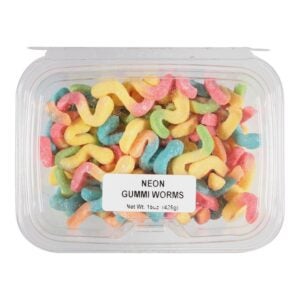 Gummi Neon Worms 15oz | Packaged