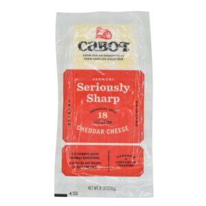 Seriously Sharp White Cheddar Bar | Packaged