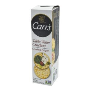 Cracked Pepper Table  Water Crackers | Packaged