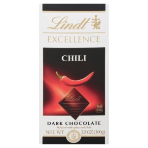 Lindt Excellence Chili Chocolate Bar | Packaged