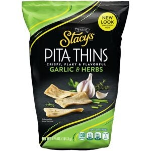 Stacy's Pita Crisps Garlic & Herb | Packaged