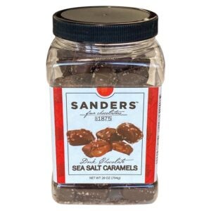 Dark Chocolate Sea Salt Caramels | Packaged