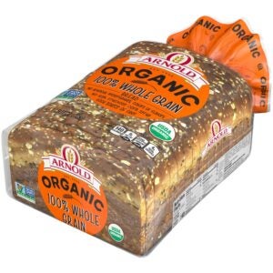 100% Whole Grain Organic Bread | Packaged