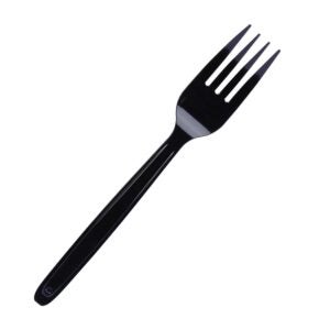 FORK PLAS BLK 24-40CT CUTLEREASE | Raw Item