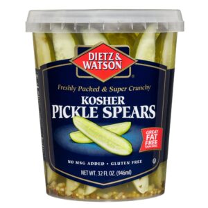 Kosher Pickle Spears | Packaged