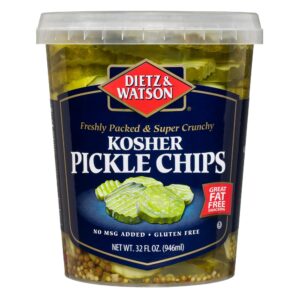 Kosher Pickle Chips | Packaged