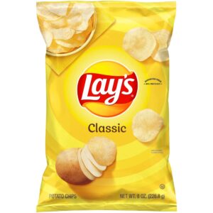Lays BBQ Flavored Party Size Potato Chips, 14.75 Oz Bag, 1/Bag