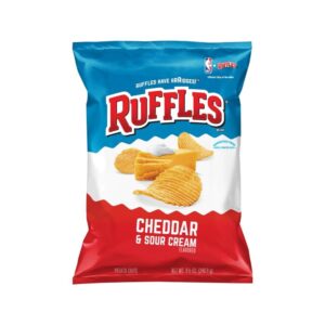 Family Size Cheddar & Sour Cream Potato Chips | Packaged