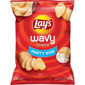 Party Size Classic Wavy Potato Chips | Packaged