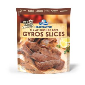 Beef & Lamb Gyro Slices | Packaged