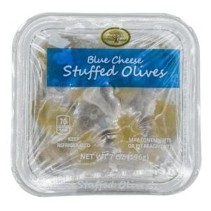 Blue Cheese Stuffed Olives | Packaged