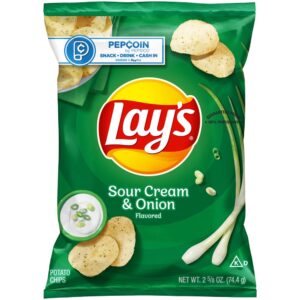 Sour Cream & Onion Flavored Potato Chips | Packaged