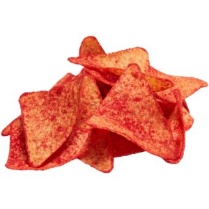 Flamin' Hot Nacho Flavored Tortilla Chips | Raw Item