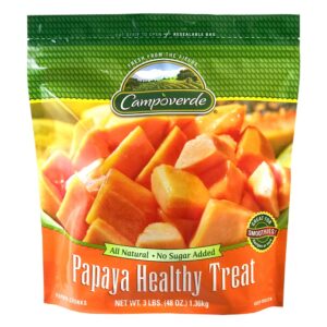 Frozen Papaya Chunks | Packaged