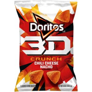 Chili Cheese 3D Tortilla Chips | Packaged