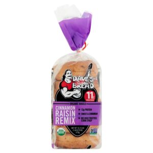 Cinnamon Raisin Remix Bagels | Packaged