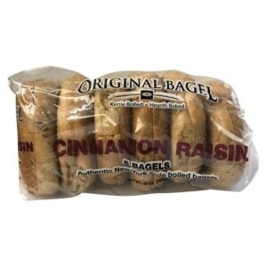 Cinnamon Raisin Bagels | Packaged