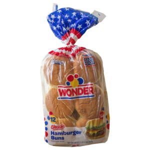 Wonder Hamburger Buns | Packaged