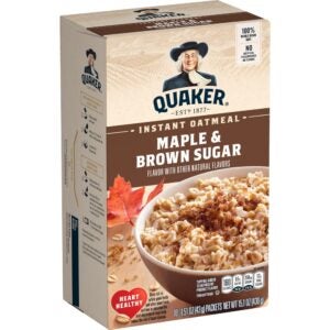 Maple & Brown Sugar Instant Oatmeal | Packaged