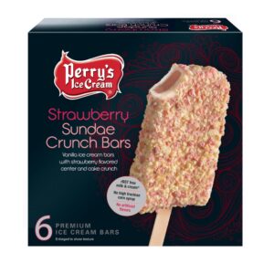 Strawberry Sundae Crunch Bars | Packaged