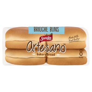 Artesano Brioche Hamburger Buns | Packaged