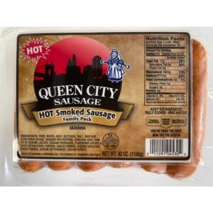 Hot Skinless Smoked Sausage | Packaged