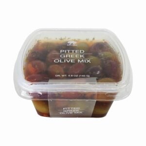 Greek Pitted Mixed Olives | Packaged