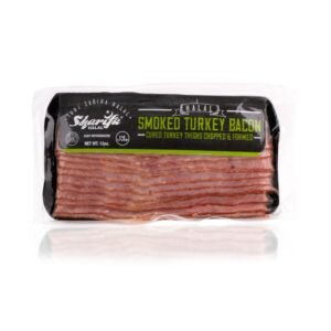 Sharifa Halal Smoked Turkey Bacon 12oz | Packaged