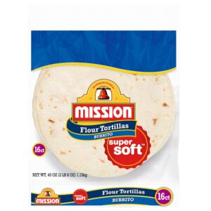 Mission Burrito Flour Tortillas 40oz | Packaged