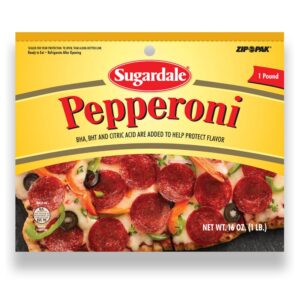 Pepperoni Sliced Pillow | Packaged