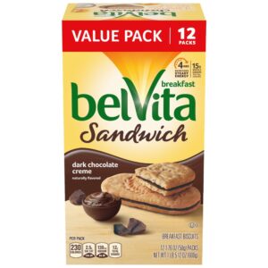 Dark Chocolate Breakfast Sandwich Biscuit | Packaged