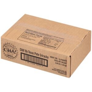 SAUCE SRIRACHA 200-7GM TXPETE | Corrugated Box