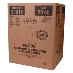 20 oz. Foam & Paper Cups | Corrugated Box