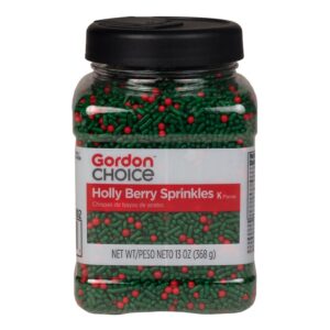 Holly Berry Sprinkles | Packaged